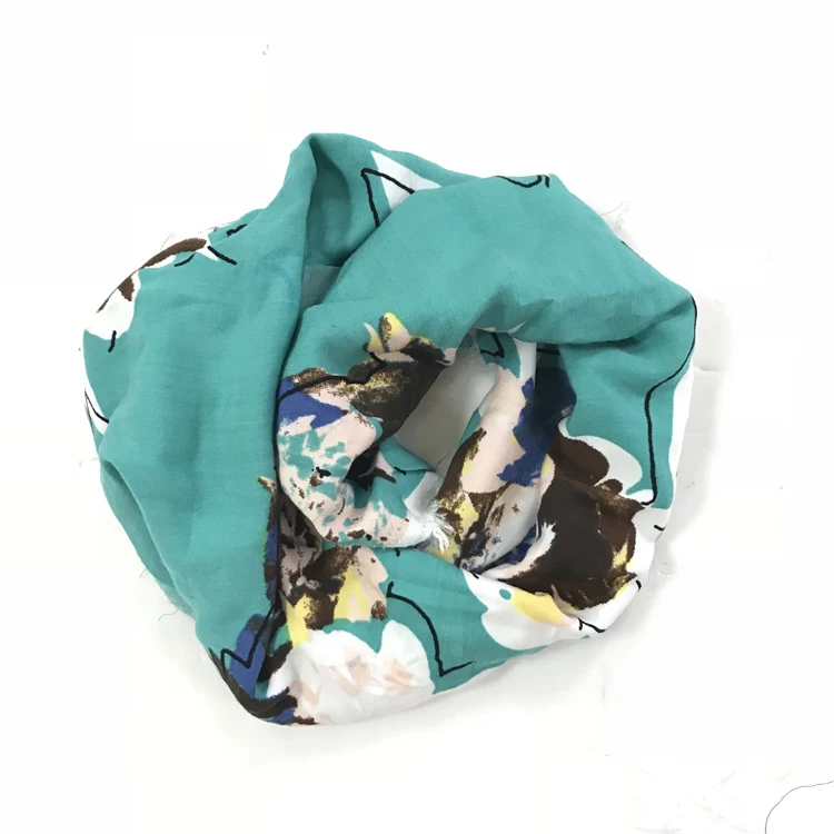 
Custom Design Plain Digital Havaiian Print 100 %Visocose Print Fabric Rayon 