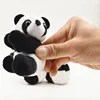 Factory wholesale 3d notes plush toys stuffed animal panda magnetic clip bookmark
