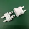 dual two line hose barb quick connect coupling