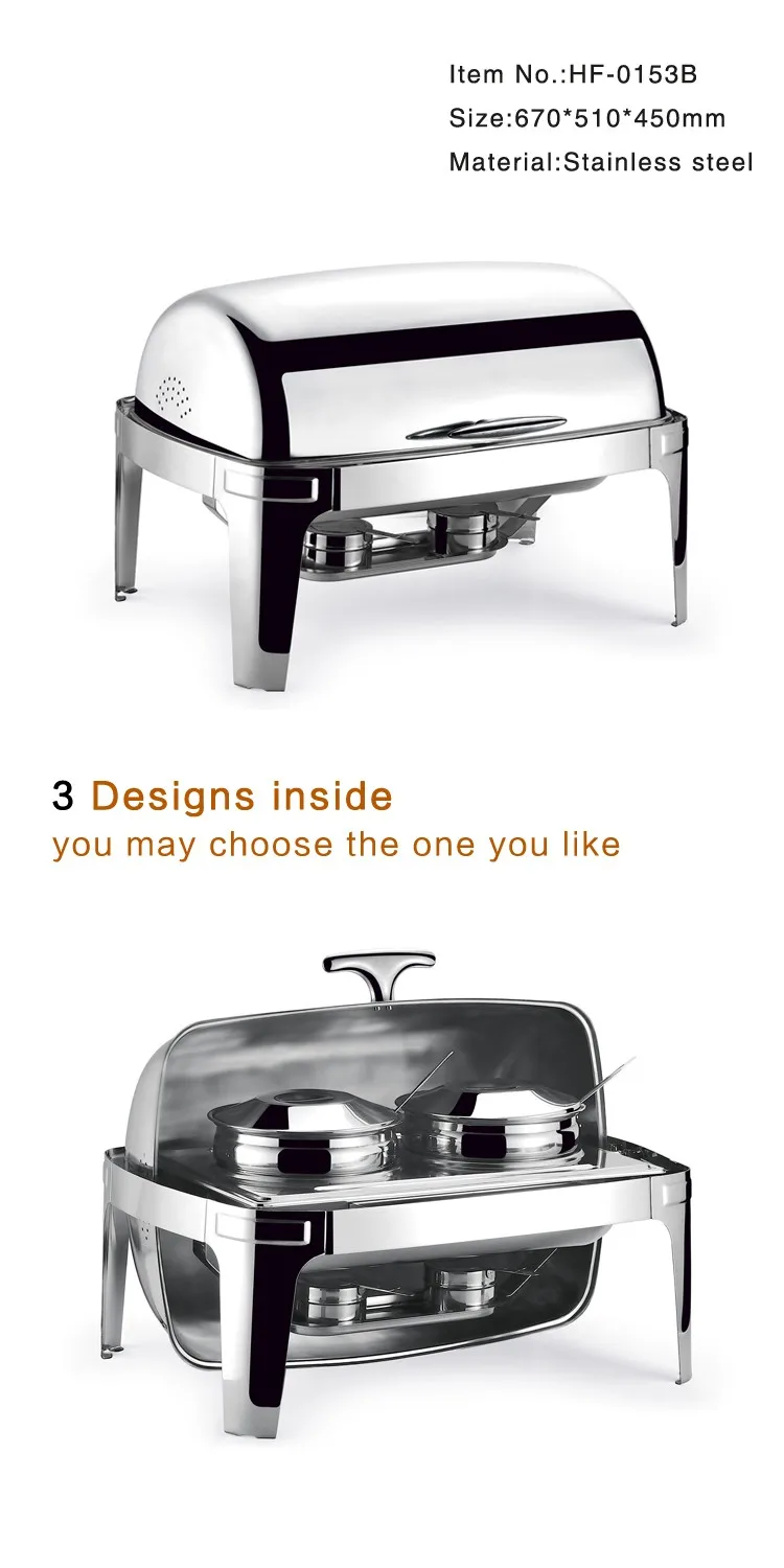 Wholesale Restaurant Supply China Used Dish Chafing Dishes Fuel For