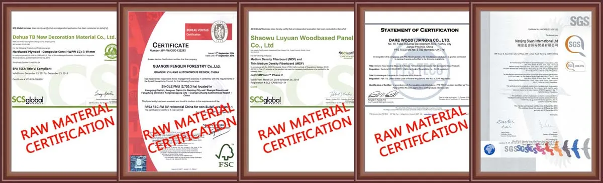 DOORS CERTIFICATIONS