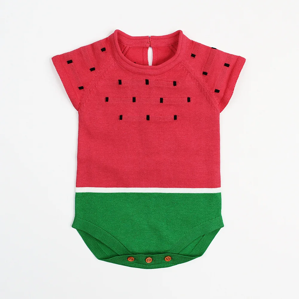 Kr277 Watermelon Pattern Cute Knit Sweater For Baby Boy And Girl Buy