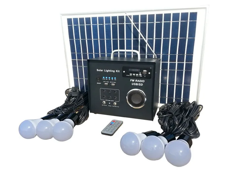 10w high quality solar powered radio system