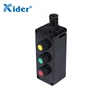 Explosion proof three buttons push button control