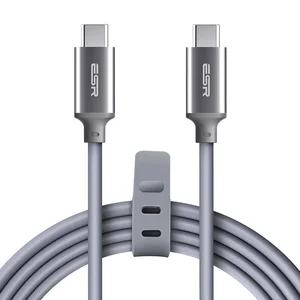 ESR USB-C to USB 3.1 high speed Data Sync Charging Cable support 4K HD Type C to Type C charger data cable for Macbook