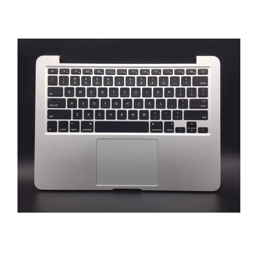 

Original Palmrest for MacBook Pro Retina 13 A1502 Top Case+US Keyboard+Trackpad 2013 2014 Year, Sliver