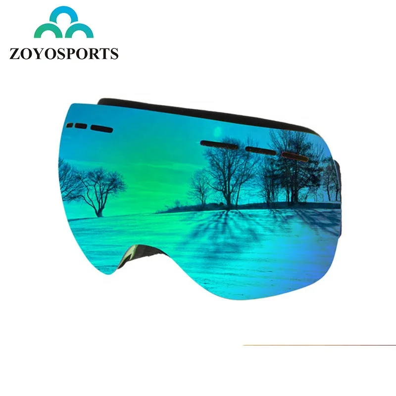 

ZOYOSPORTS Hot Sales Fashion Ski Goggles Anti-scratch Snow Glass Magnetic Anti-fog Skiing Goggle Snowboarding Glasses, Customized