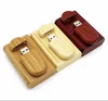 Wooden Bamboo USB Flash Drive Pen Drives Wood Chip Pendrive 4GB 8GB 16GB 32GB Memory Stick U Disk With memory Gift