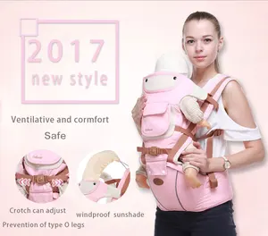 Image of 2019 Hot Breathable Gabesy Front Facing Baby Carrier Infant Comfortable Sling Backpack Pouch Wrap Baby Kangaroo New