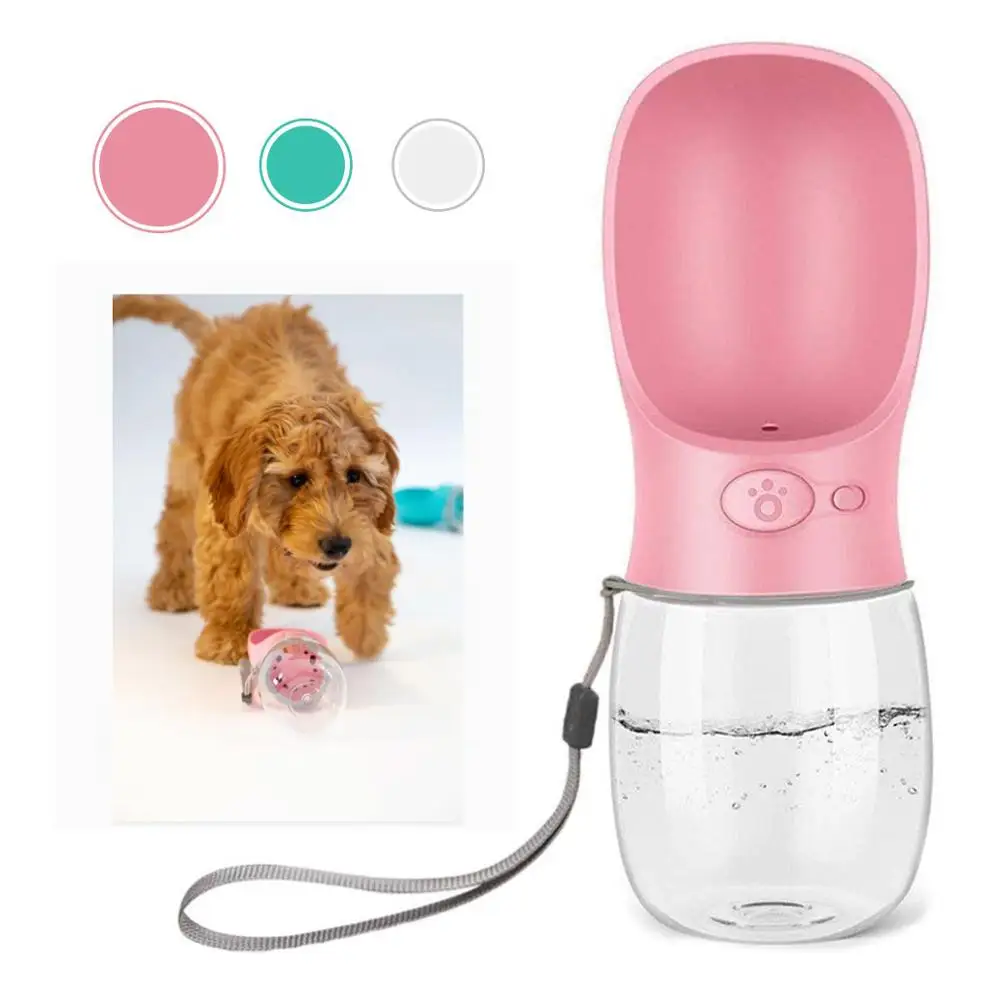 

Outdoor walking dog water bottle portable Pet dog water bottle for travel manufacturer, Pink,blue,white