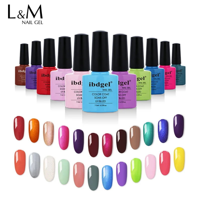 

L&M Factory private label Wholesale Gel Nail Polishes 7.3ml Bottle Color Nail Gel Polish, 79colors