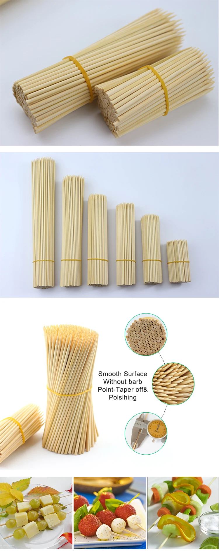Hot Selling Ecofriendly 5mm 36inch Long Bamboo Sticks For Bbq Food Buy Bamboo Sticks Food