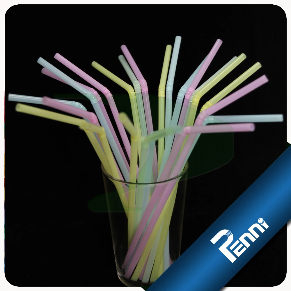 Food Grade Pp Bubble Tea Flexible Straw - Buy Straw,Flexible Straw ...