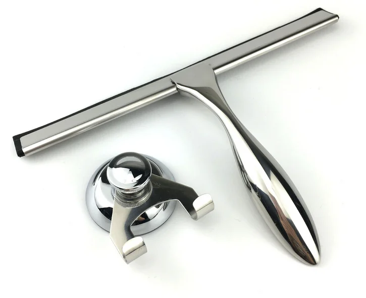 2019 Professional Shower Squeegee With Rubber Blade,Wall Mount