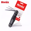 RONIX Mini Folding Screwdriver Hex Wrench Allen Key Set (8 pcs ) RH-2020