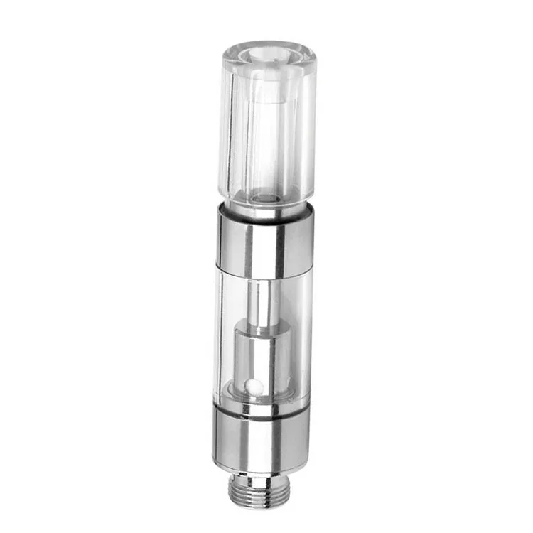 

Wholesale 1ml round mouthpiece cbd oil cartridge, 510 thread cbd vape cartridge from ibrs, Clear