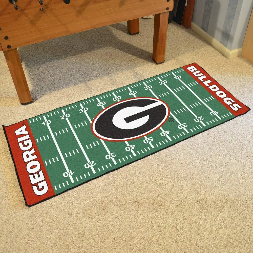 Football Field Rug Find Deals On Line At Get Quotations University Of Georgia Football Field Runner 30 X72 Fan Mats