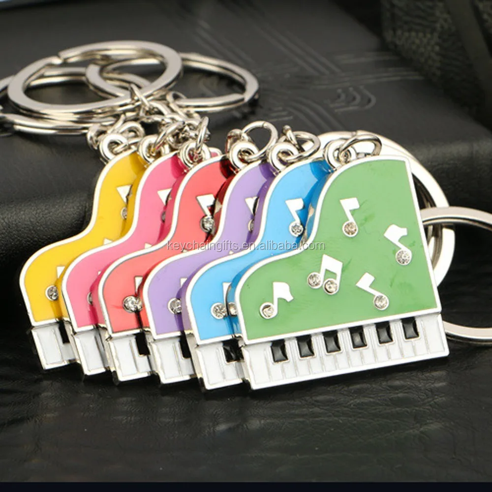 Wholesale Keychain Piano - Customizable Music Keyring