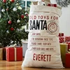 2020 Stock Fast Shipping Santa Claus Toy Santa Sack Christmas Decorations Suppliers Personalized Christmas Toy Sack