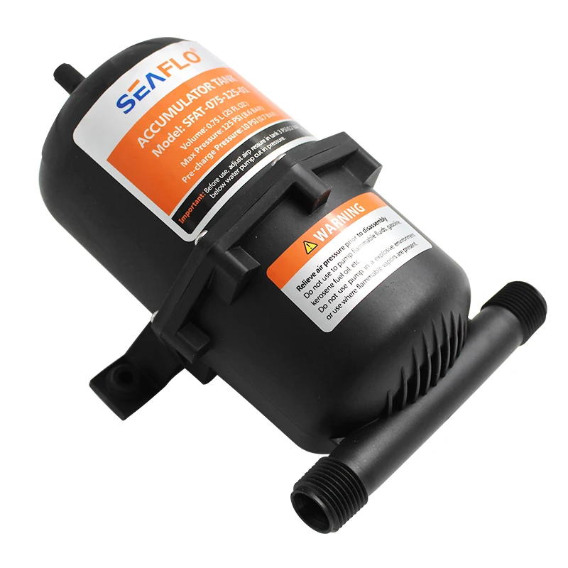 
0.75 Liter Pre-pressurized RV Accumulator Tank Wall Mount Bracket Boat Marine 