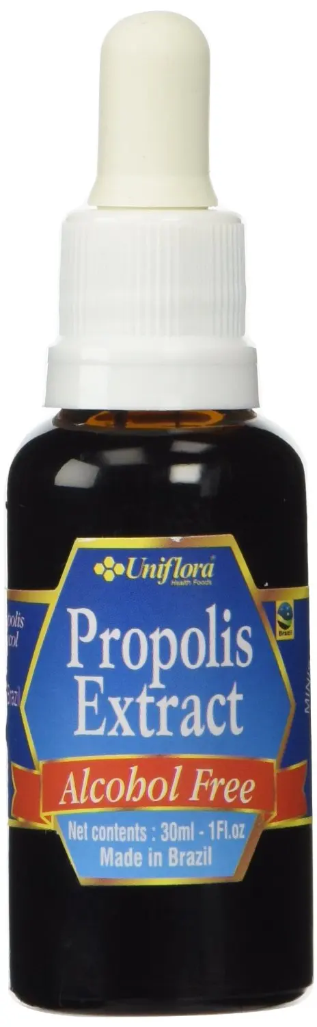 BRAZILIAN GREEN BEE PROPOLIS LIQUID EXTRACT ALCOHOL FREE 60 BRIX - 30 ml (6 BOTTLES)