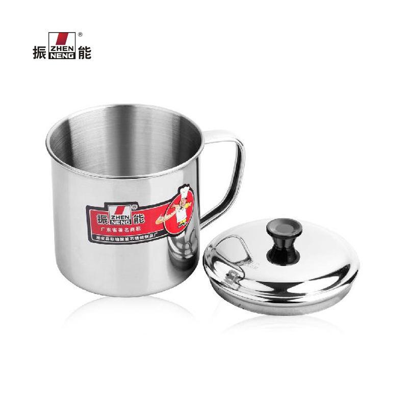 

Metal Stainless Steel Travel Coffee Camping Cup, Silver