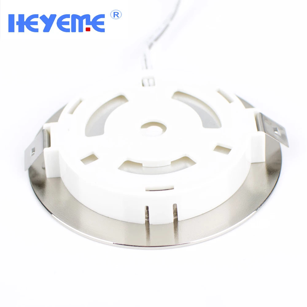 
CE&RoHS DC 12V Brushed Chrome LED Cabinet Light Recessed Down Light For Kitchen 