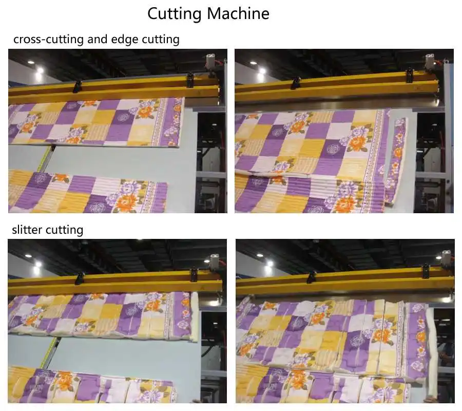 cutting machine working