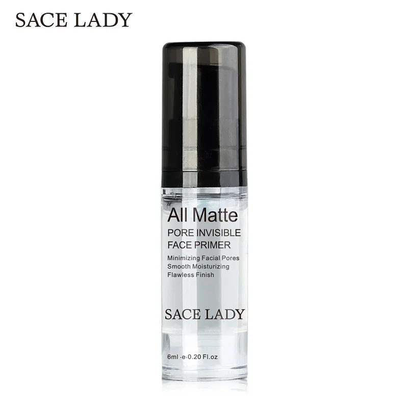 

SACE LADY matte pore invisible face primer smooth moisturizing makeup base gel flawless finish mini sample 6ML, N/a