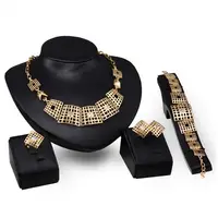 

High quality indian cubic zirconia jewelry necklace set in hot sale