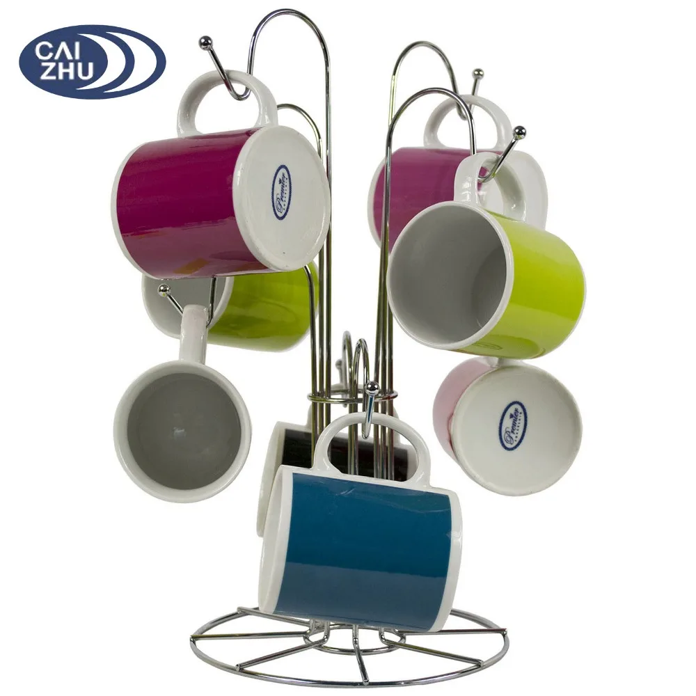 Silver Metal Kitchen Mug Rack Cup Glass Display Rack Organizer Buy