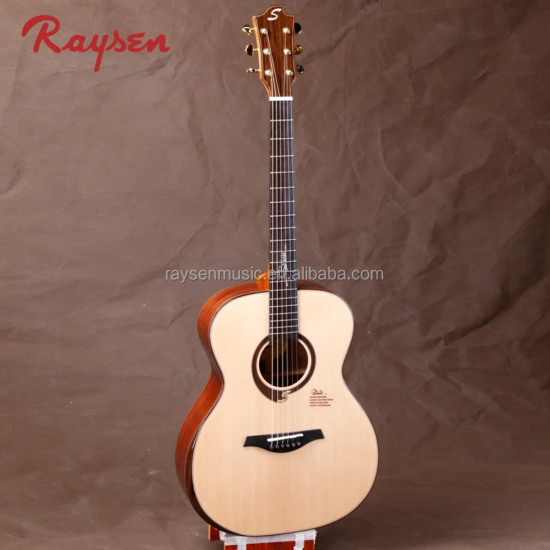 Factory Custom Handmade Guitar All Solid Cedar Mahogany Wood Buy