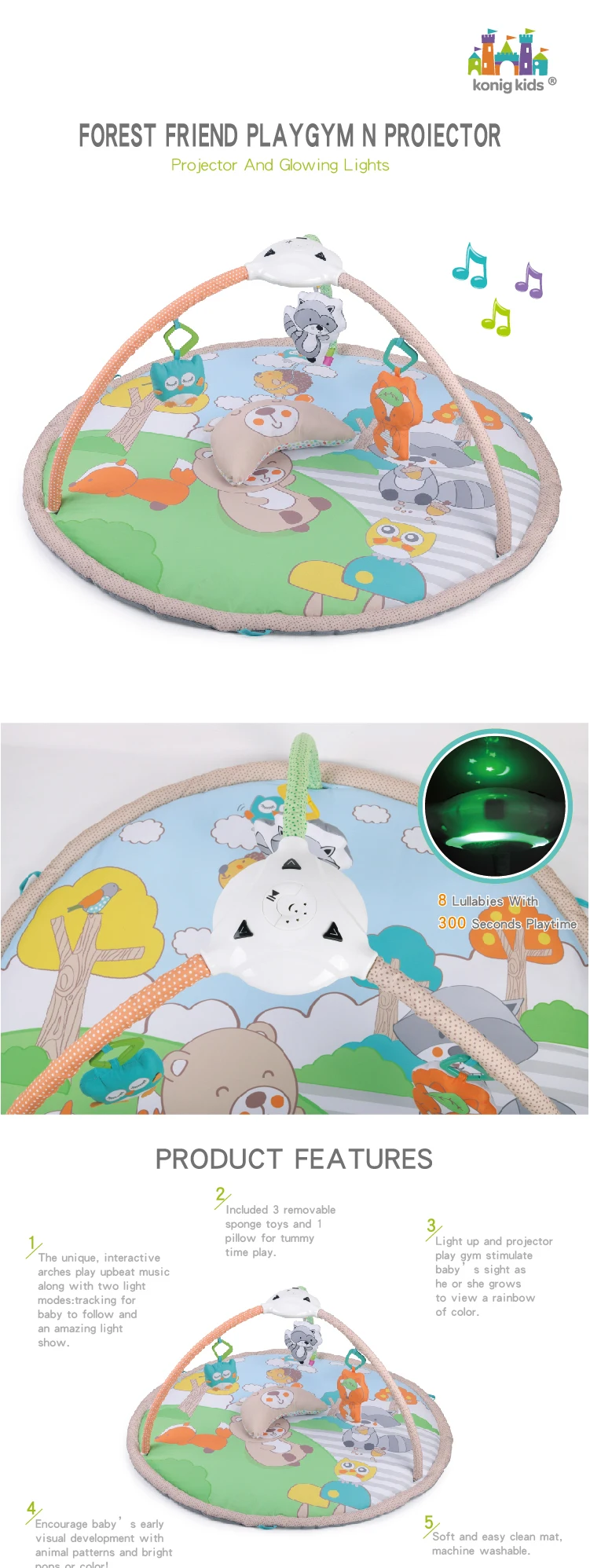 light up play gym