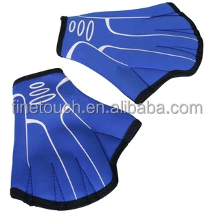 
Webbed neoprene swimming gloves 