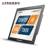 18.5inch wired/wireless multi-language support LCD Queue Counter Display for automatic queue management system