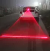 Anti rear-end collision red line car laser warning light LED fog lamp for automobile car