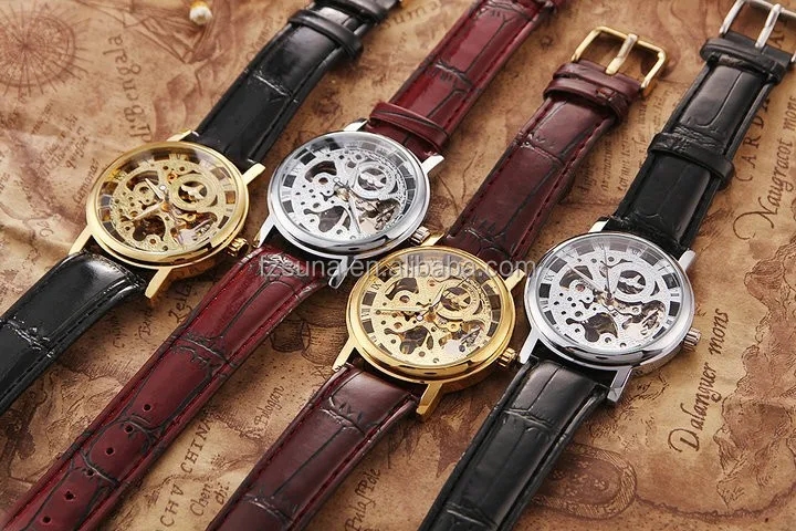 Alibaba Express Hot Sale Manual Skeleton Wholesale Watch Gears