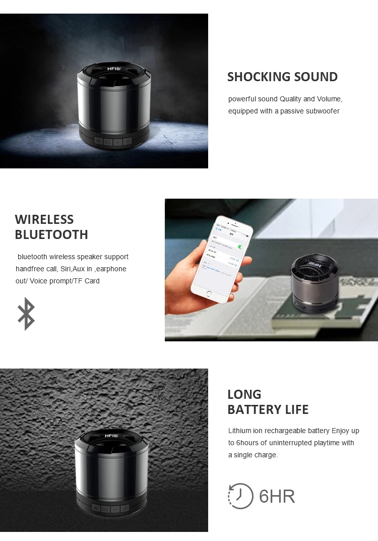 Metal Casing Enjoy Music Manual Portable Mini Bluetooth Speaker Buy