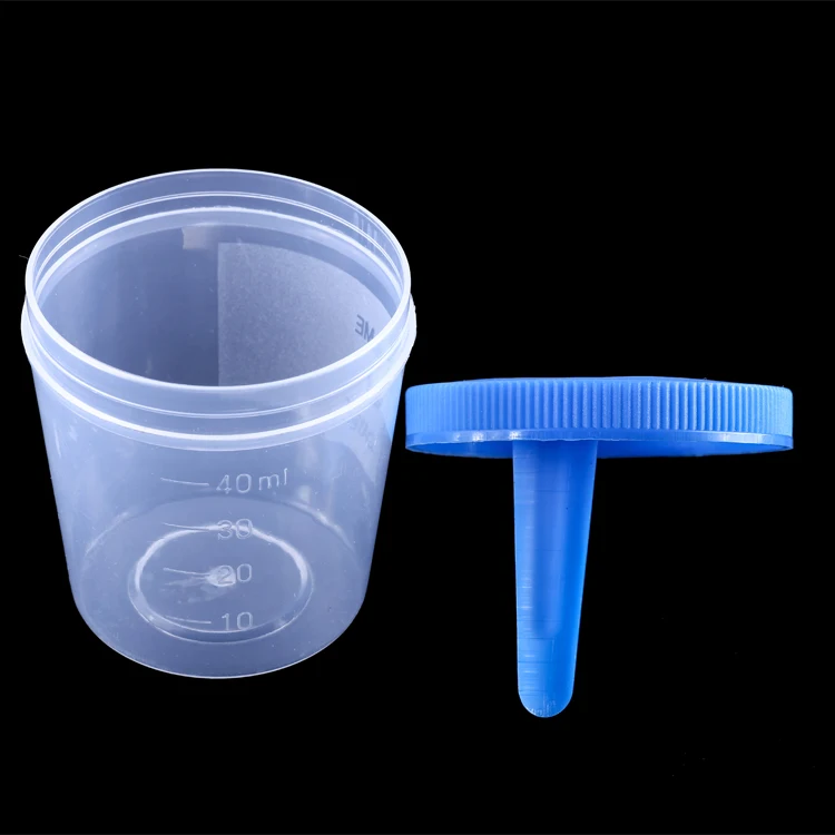 Hospital Disposable Plastic Stool Sample Container With Spoon Buy
