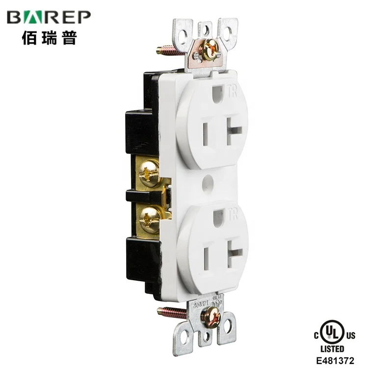 New Wiring 125v 20a Electrical Receptacle Wall Gfci Duplex Outlet - Buy