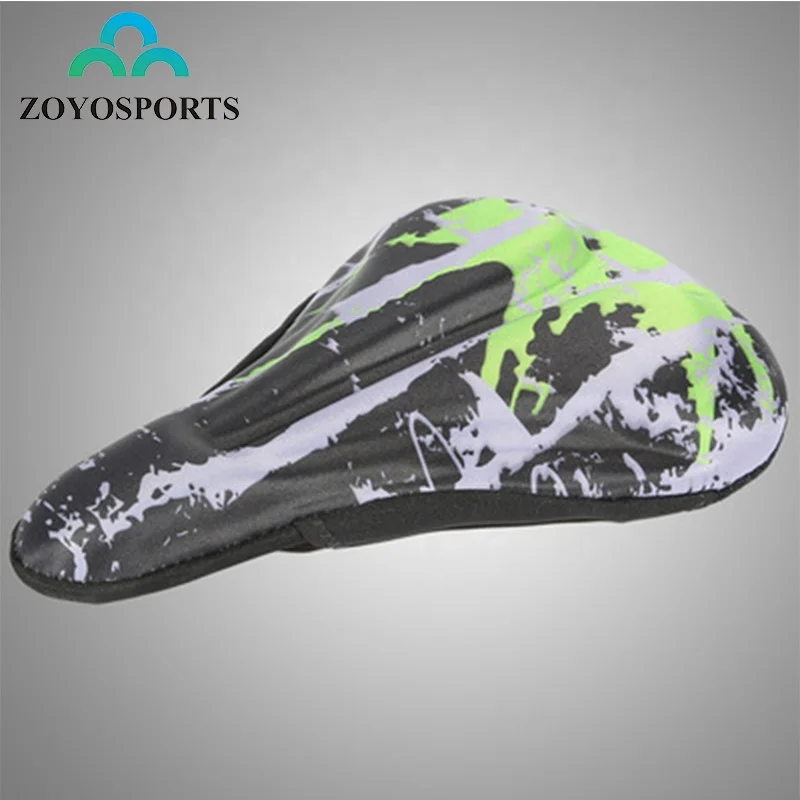 

ZOYOSPORTS Padded Bike Seat Cushion Cover: Comfortable, Durable Gel Bicycle Pillow Pad for Mountain Bikes, Road Bikes, Black or as your request