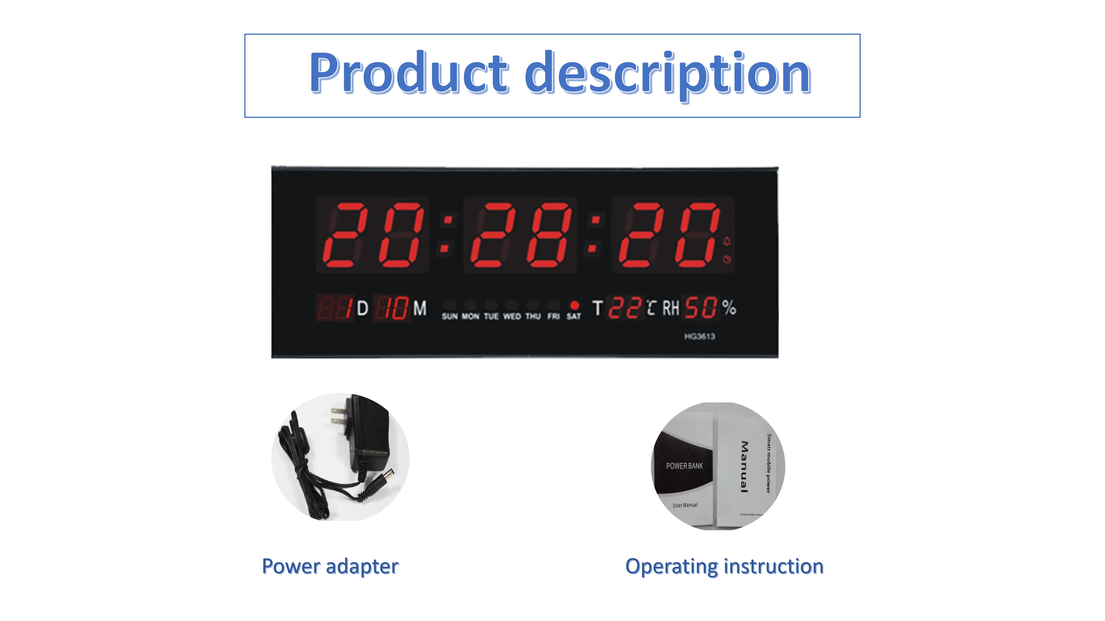 [shutai] Wifi/gps Ntp Autosync Digital Wall Clock For School