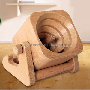 Portable Wooden Mini Amplifier Smartphones