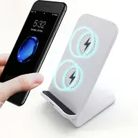 

Hot sale fast stand wireless charger 10W wireless charger mobile phone charging Qi popular wireless powerbank