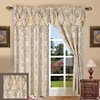 Elegant Comfort Luxury Curtain Panel Set,High Quality Jacquard Blackout Ready Made Custom Curtains