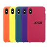Original package liquid silicone logo phone case for iphone 7