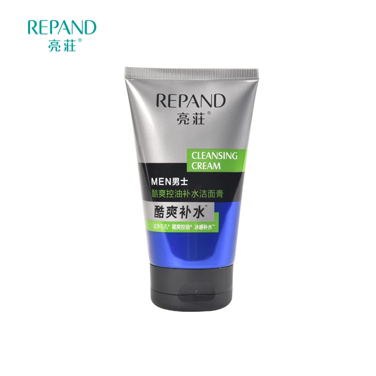 man face clean cream