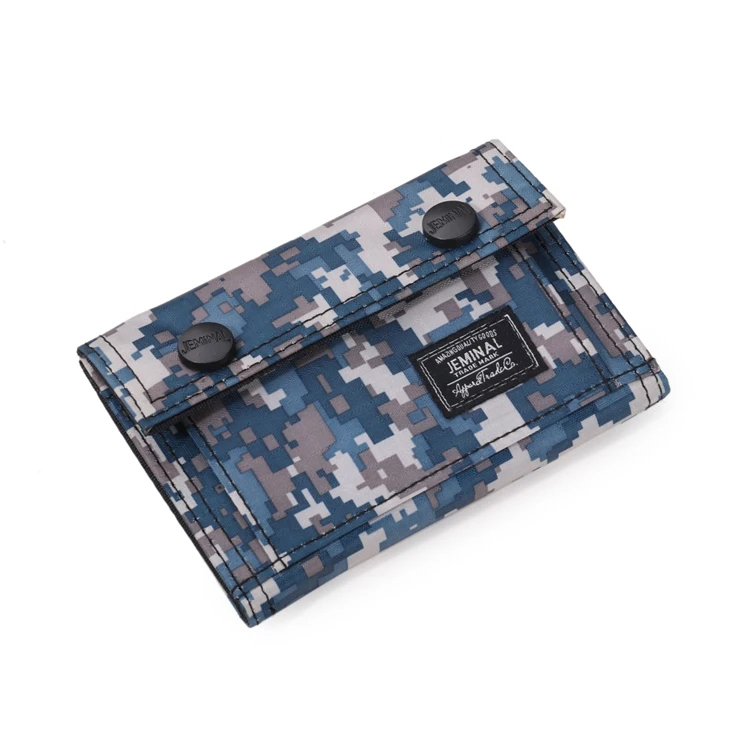 

custom logo funky tactical military army nylon men wallet with coin pocket