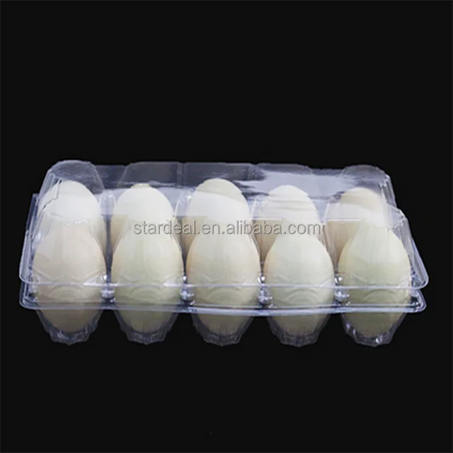 Wholesale Disposable Pet Transparent Plastic Egg Tray / Box With 20