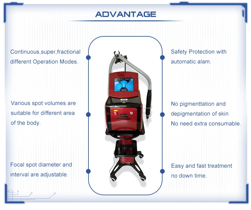 2 years warranty portable  picosecond 532nm 1064nm 1320nm 755nm yag laser machine